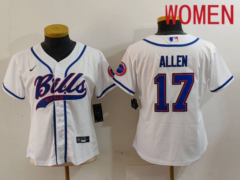 Women Buffalo Bills #17 Allen White Joint Name 2024 Nike Limited NFL Jersey style 912->women nfl jersey->Women Jersey